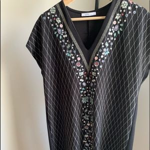 Zara dress perfect with high boots